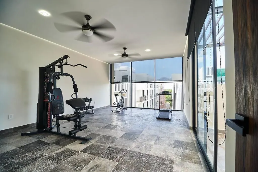 Moonlight Top Bright&Spacious 2Br Apt W/ Gym & Private Pool Tulum Apartment