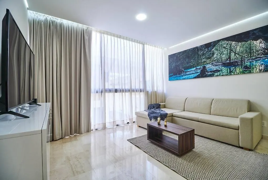 Moonlight Top Bright&Spacious 2Br Apt W/ Gym & Private Pool Tulum Apartment