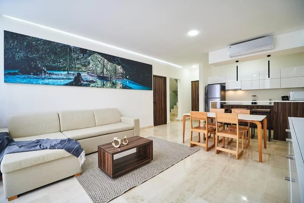 Moonlight Top Bright&Spacious 2Br Apt W/ Gym & Private Pool Tulum 0*,