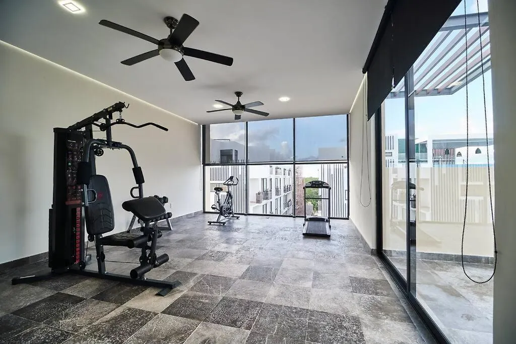 Moonlight Top Bright&Spacious 2Br Apt W/ Gym & Private Pool Tulum Apartment